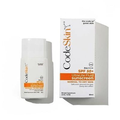 CodeSkin UltraLite Fluid Sunscreen SPF 50+ PA++++ | 30ml